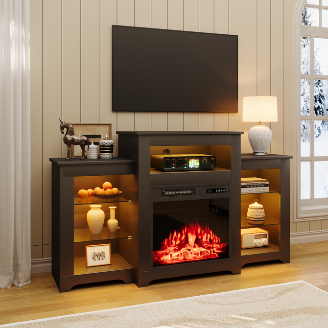 contemporary-electric-fireplace