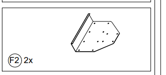EROMMY Gazebo Replacement XWG-273DG-1 F2*1 for EROMMY Gazebo XWG-273DG, Purchase After Consulting Customer Service-Erommy