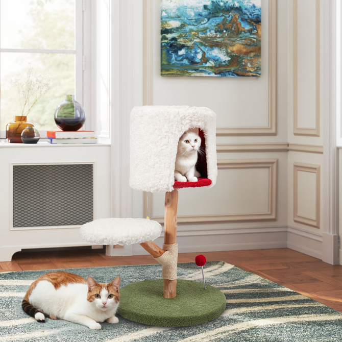 EROMMY Christmas Cat Tree with Scratching Post-Erommy