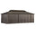 12 x 24 Brown Enclosed Gazebo