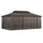 12 x 20 Brown Enclosed Gazebo