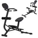 EROMMY Total Body Stretching Machine for Flexibility - Heavy Duty Steel Back and Hamstring Stretcher Safety Straps, and Adjustable Pedals - 350 Capacity