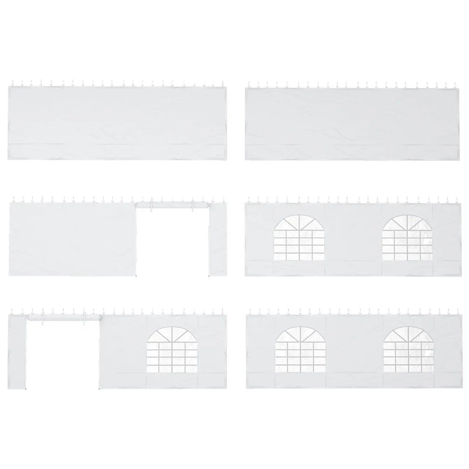 EROMMY 20x40ft 350G PVC Sidewalls (Please check with customer service before purchasing to confirm compatibility)