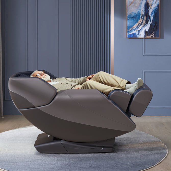 EROMMY Recliner Massage Chair with Full Body Massage Function – Grey-Erommy