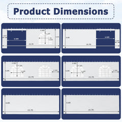 EROMMY 20x40ft 350G PVC Sidewalls (Please check with customer service before purchasing to confirm compatibility)