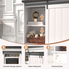 white-electric-fireplace