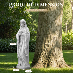 EROMMY 29.9" Virgin Mary Praying Statue Outdoor Garden Decor