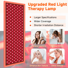 EROMMY 2-Person Indoor Infrared Sauna for Home, Far Infrared Sauna with Red Light Therapy, Chromotherapy Lighting, 6 Carbon Heaters & Bluetooth Speaker, Natural Wood