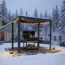 EROMMY 8x5 Barbecue Grill Pergola-Erommy