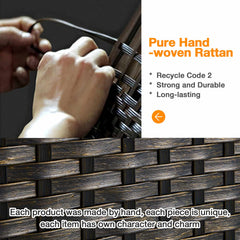 EROMMY 44" Patio Propane Fire Pit Table with Aluminum Frame, Black-Erommy