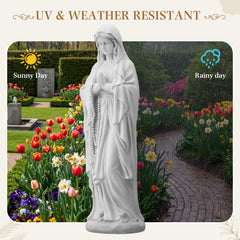 EROMMY 29.9" Virgin Mary Praying Statue Outdoor Garden Decor