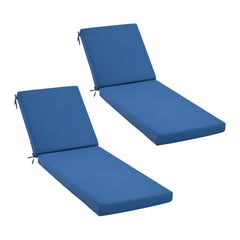 EROMMY Outdoor Lounge Chair Cushion Replacement Set of 2, Dark Blue-Erommy