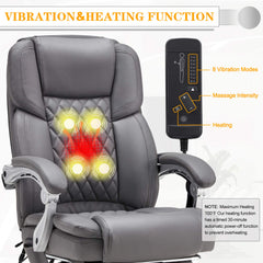 8 Vibration modes, massage intensity and heating function of ergonomic office chairs. | erommy office chairs