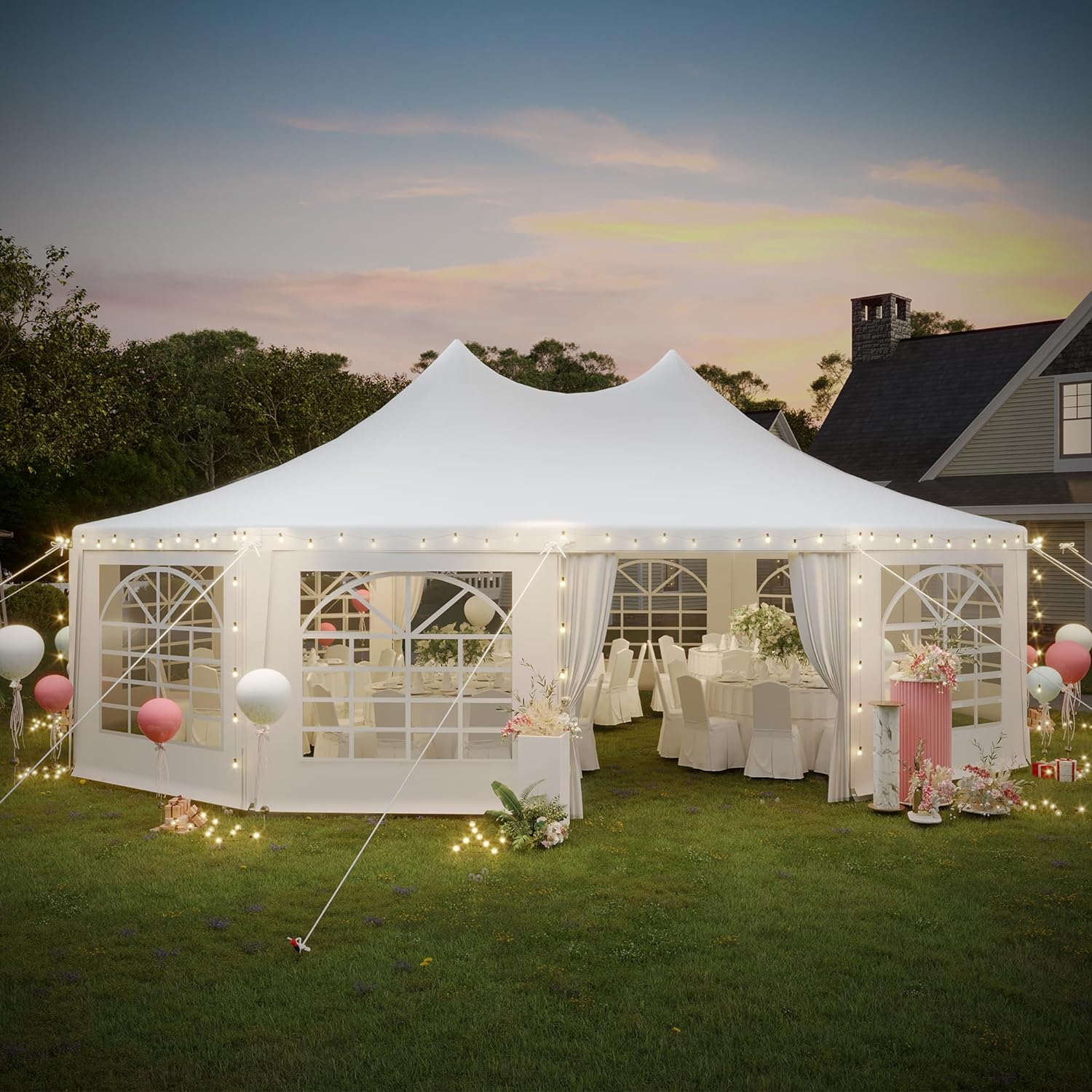 witte tent White Tent Wedding