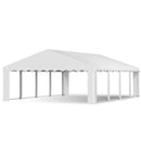 EROMMY Heavy Duty Party Tent with Removable Sidewalls & Storage Bags, White-Erommy