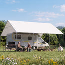 erommy 20x20 white metal carport product image 7