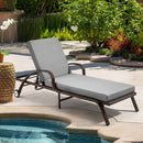 EROMMY Outdoor Lounge Chair Cushion Replacement, Grey-Erommy