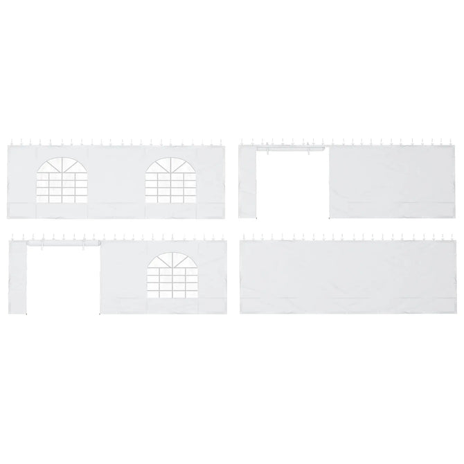 EROMMY 20x20ft 350G PVC Sidewalls (Please check with customer service before purchasing to confirm compatibility)