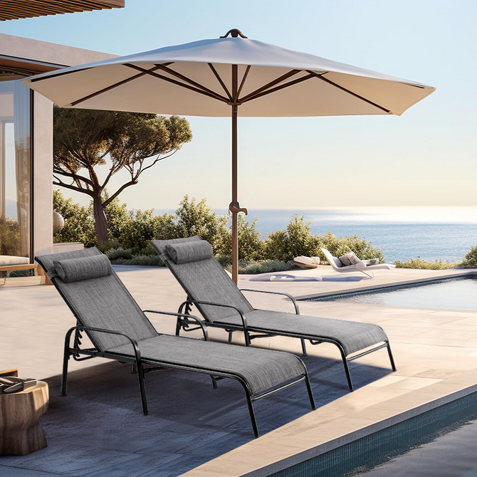 pool reclining chairs