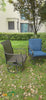 EROMMY Patio Swivel Chair Set of 2, Heavy Duty Outdoor Dining Chairs with Thickened Cushions, Metal Patio Chairs Gentle Rocker for Outside, Khaki