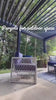 EROMMY 10x20 Aluminum Louvered Pergola with Pull-down Screen – Grey