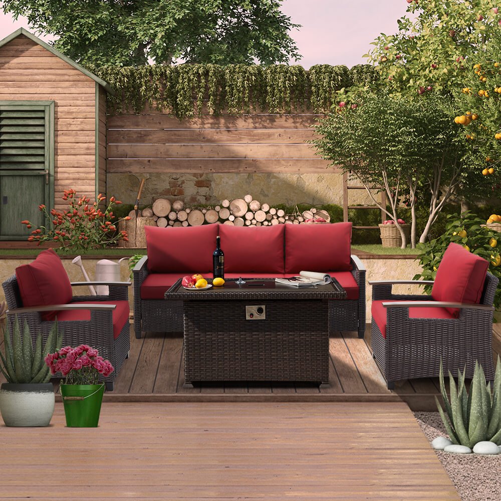 Fire Pit Table Set