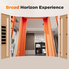 EROMMY Small Infrared Sauna for Home or Gym