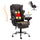 6 POINT MASSAGE Brown - PU Leather Surface