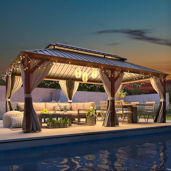 Gazebo with Sides | Luxury, Space, & Durability – EROMMY – Erommy