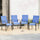 Blue<br/>Set of 4 Chairs