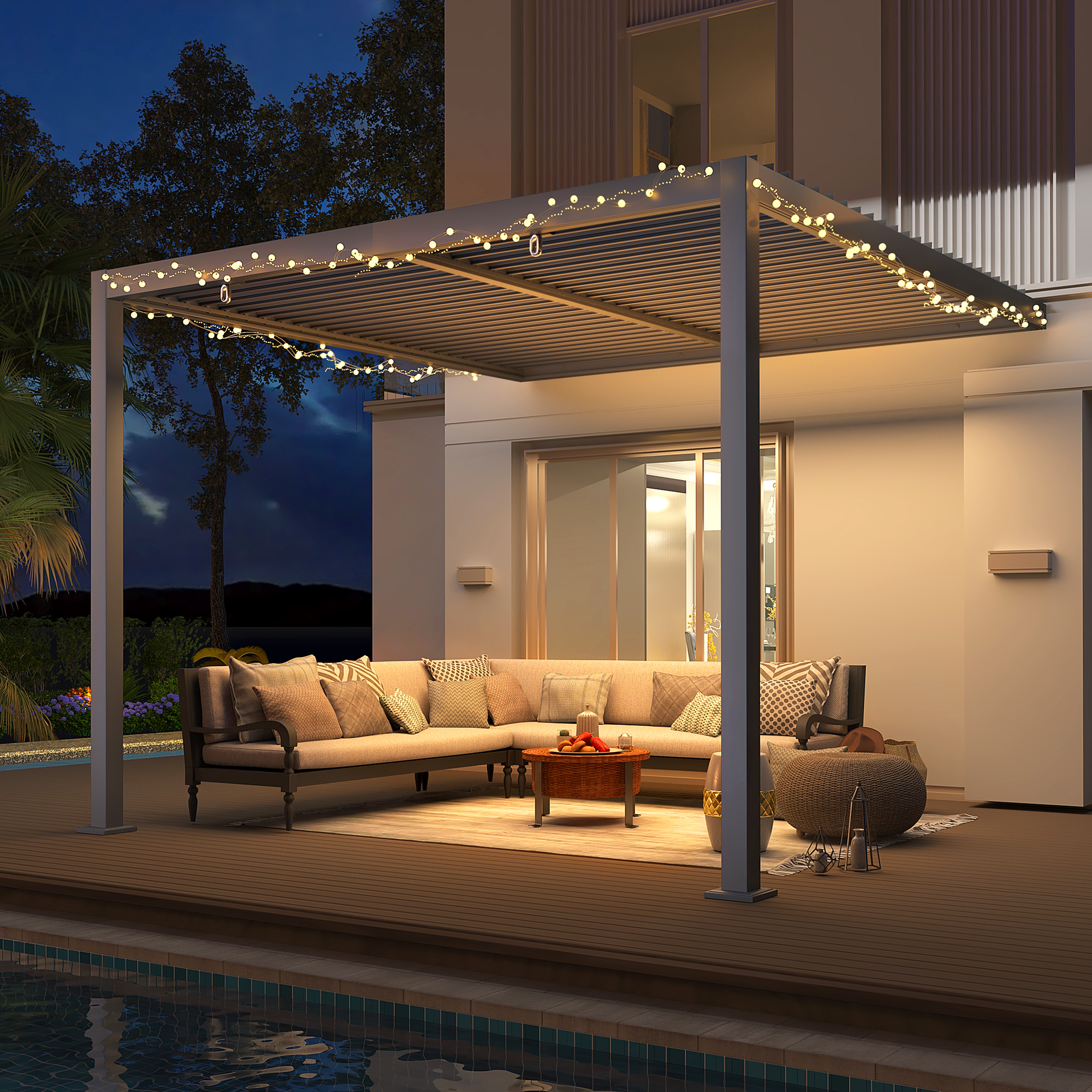 attached-pergola