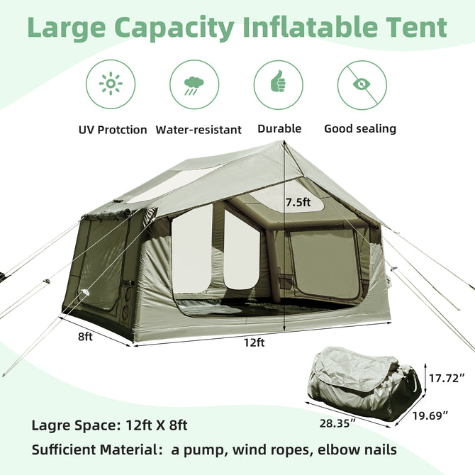 6moons tent 7-9 Person 4 Season Tent | Durable All-Weather Camping