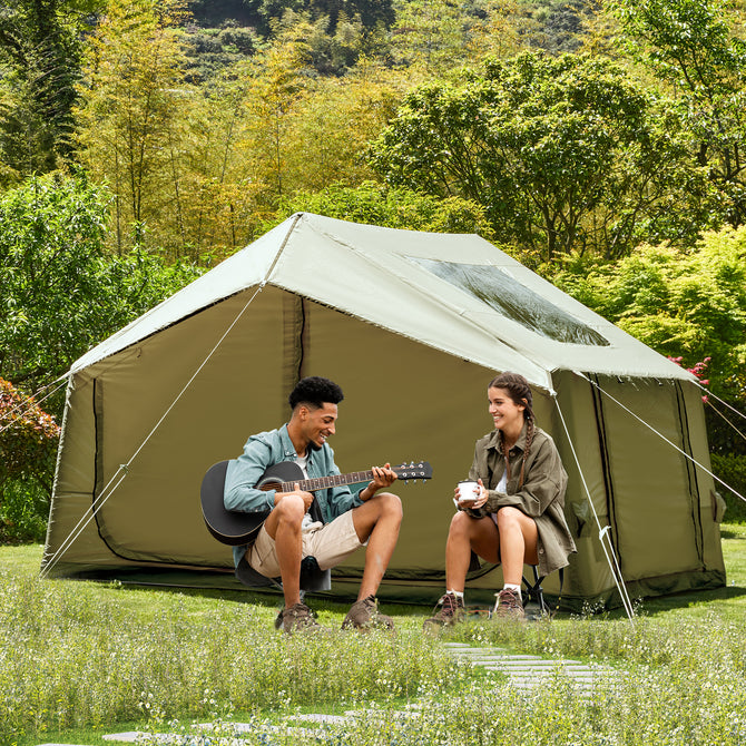 6 Person Instant Tent | Large Windows and Doors - EROMMY – Erommy