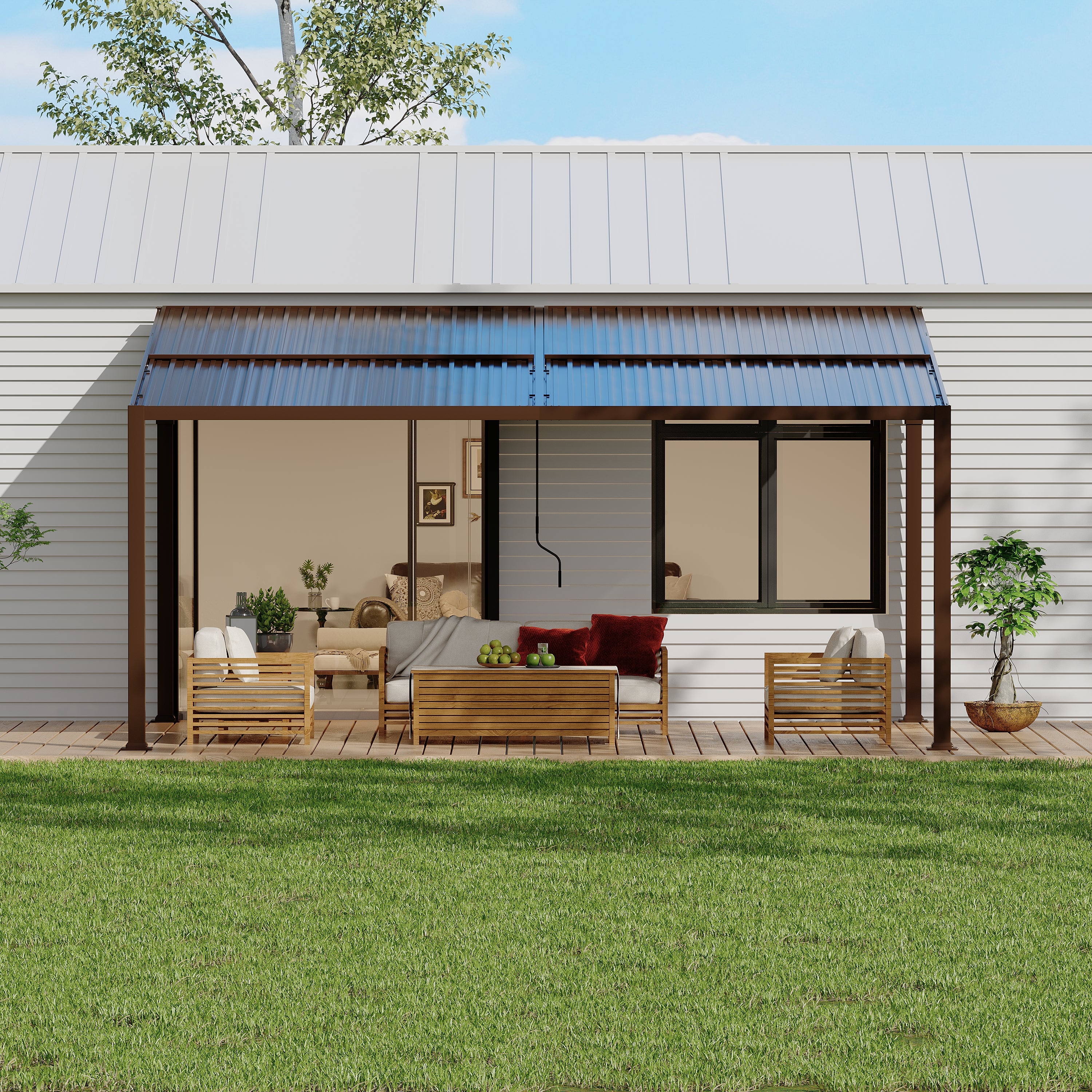 how-to-attach-pergola-to-house