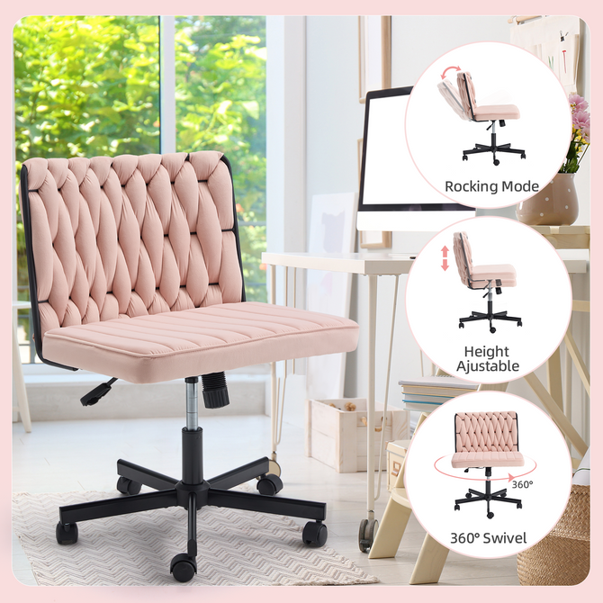 【jennie】ポーランド製chair 2脚 EROMMY Height Adjustable Criss Cross Chair with Wheels