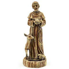 EROMMY St. Francis Religious Garden Decor Statue,nature's Nurturer With Bird Feeder