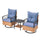 3PCS Blue