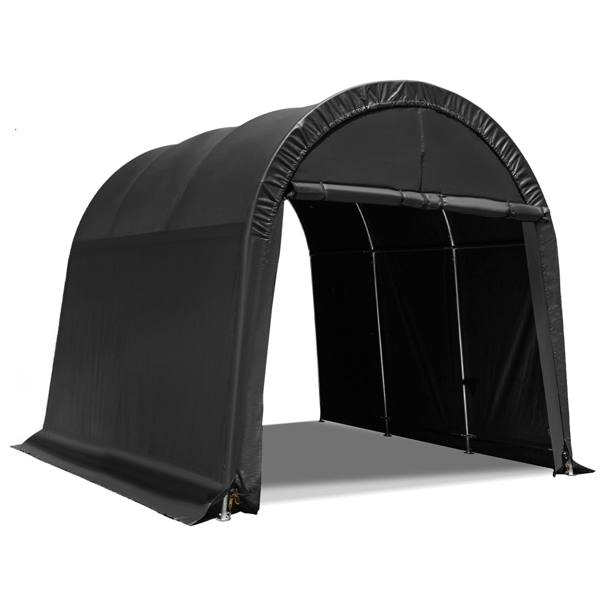 EROMMY Portable Garage, 10'x15' Heavy Duty Carport, Outdoor Garden Too