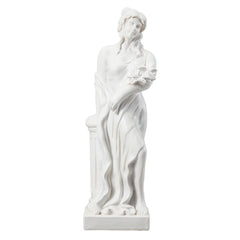EROMMY Adalberta Weather-Resistant Magnesium Oxide Religious Statue, 32.5" H X 9.5'' W X 9.5'' D