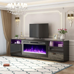 black-entertainment-center-with-fireplace