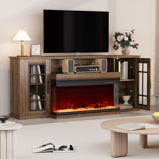 living-room-electric-fireplace