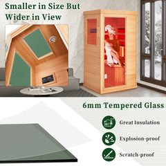 EROMMY Mini Infrared Sauna for Home or Gym