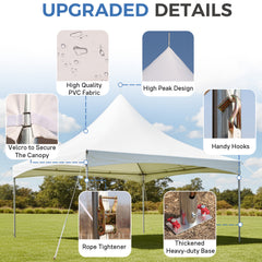 EROMMY 20x20 Party Tent with Steel Frame