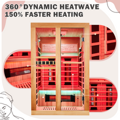 infrared-sauna-with-red-light-therapy​