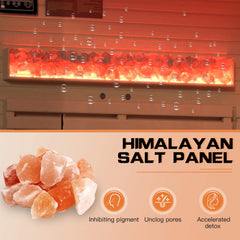 EROMMY Infrared Sauna 4 Person with Full Spectrum Heaters for Home or Gym