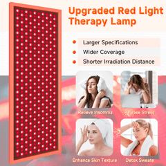 EROMMY 2-Person Indoor Infrared Sauna for Home, Far Infrared Sauna with Red Light Therapy, Chromotherapy Lighting, 6 Carbon Heaters & Bluetooth Speaker, Natural Wood