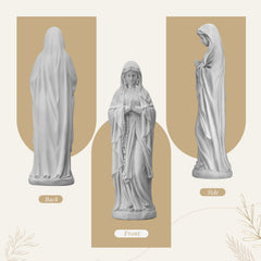 EROMMY 29.9" Virgin Mary Praying Statue Outdoor Garden Decor