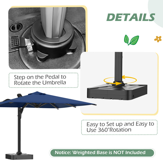 Cantilever Patio Umbrellas | 10 x 13