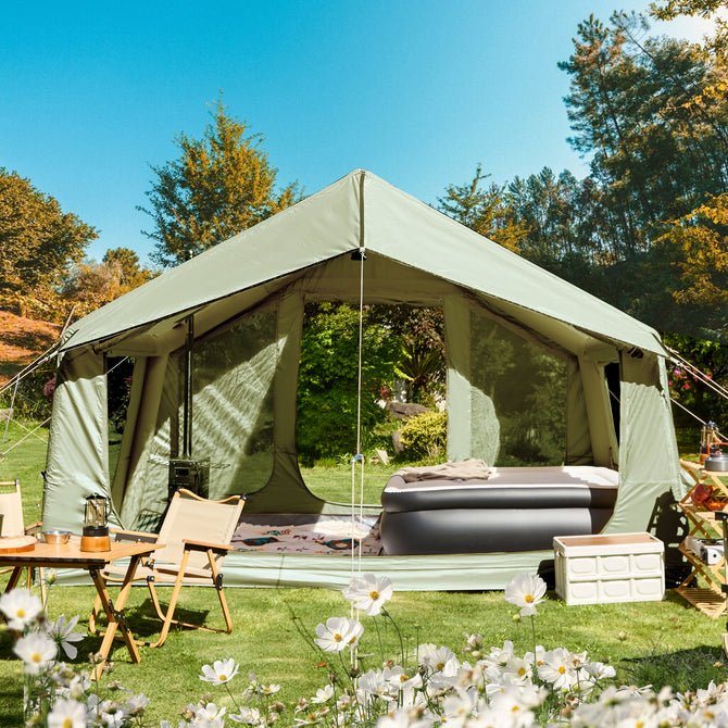 7-9 Person 4 Season Tent | Durable All-Weather Camping