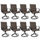 8 PCS<br/>Brown